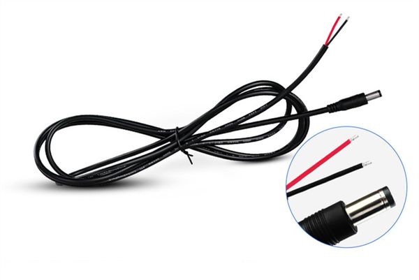 

power extension cable 5.5mmx2.1 socket connector compatible with dc adapter cord