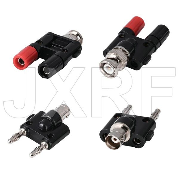 Outros acessórios de iluminação BNC Male feminino para duas duplas de ligação de banana de 4 mm Adapterrother de conector Jack Connector