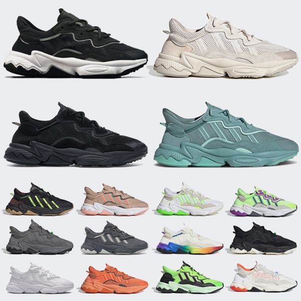 

2021 adds casual shoes ozweego trail halloween retro white men women sneakers multi black purple grey sail beige trainer sports classic og t