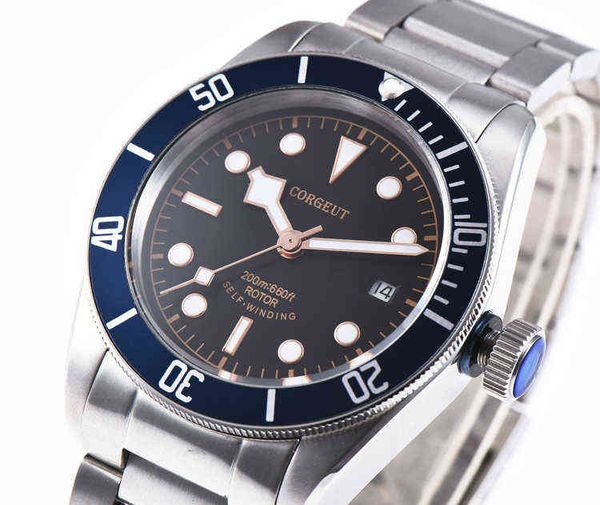 

watch luxury designer fashion tudorscorgeut 41mm sapphire waterproof mechanical automatic mens wrist watches laln, Slivery;golden