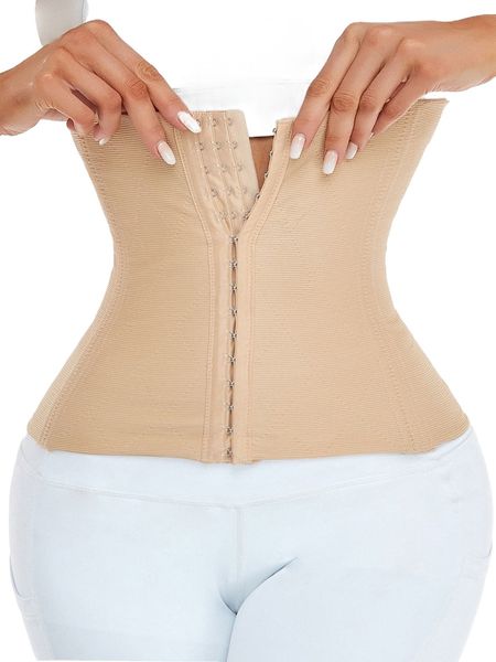 

hook and eye waist trainer 774v#, Black;red