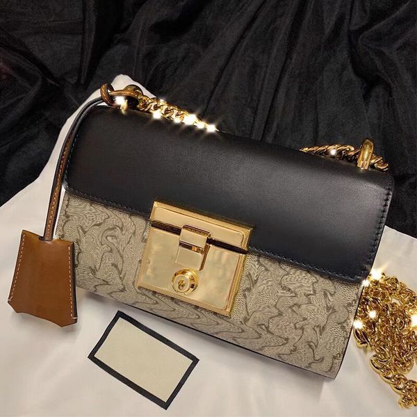 

luxury designer handbag leather flap shoulder bags women fashion chain lock crossbody bag letter embossing shopping tote bag cross body clut