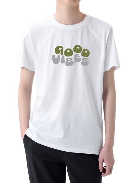 

men letter graphic tee o6f5#, White;black