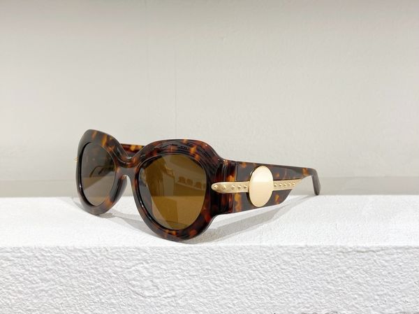 Occhiali da sole di marca Europa e Stati Uniti nuova qualità moda occhiali da sole con montatura a cinque colori colore cristallo specchio rotondo fresco Z1132E