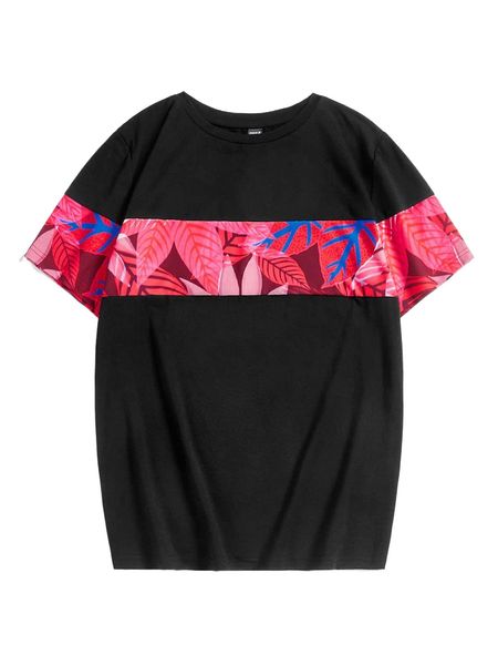 

x magdalena parfieniuk tropical print tee s6q4#, White