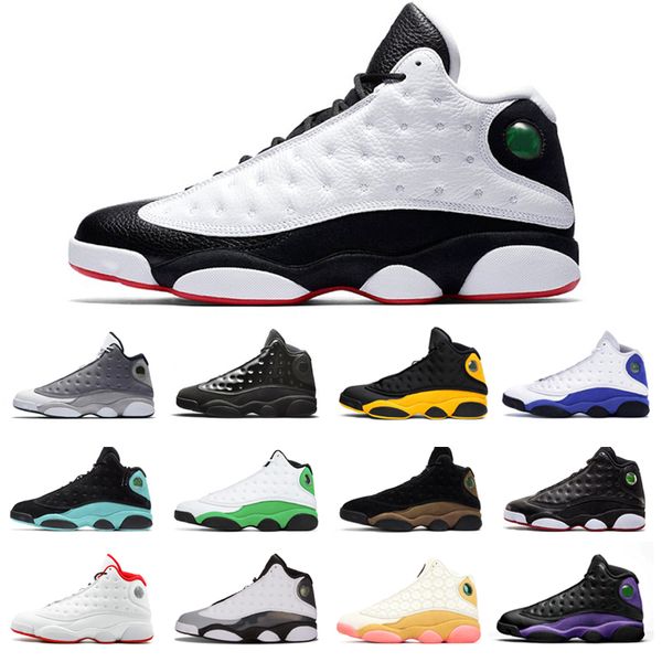

2022 men basketball shoes 13s 13 reverse he got game hyper royal flint black cat bred grey toe mens trainers outdoor sports sneakers 36-47