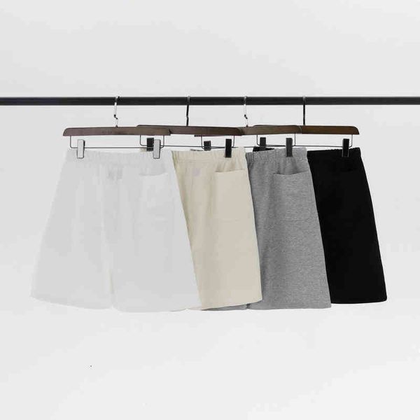 

men's essential women's reflective drawstring casual sports shorts men's women's couple trend hip hop fitness jogging be, White;black