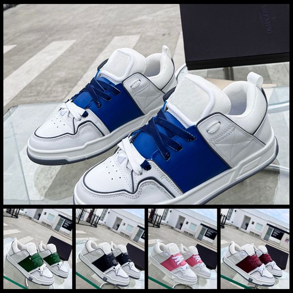 

italy luxury sneakers designer casual shoes brand sneaker man woman trainer real leather running shoes ace boots by shoebrand s138 07, Black