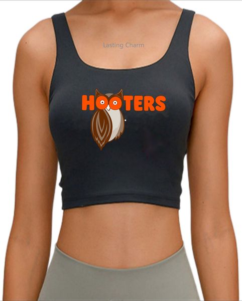 

bagian sendok dan garpu hooter crop wanita kasual olahraga 220613, White