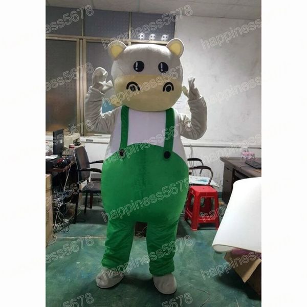 Costumi mascotte mucca da latte ad alte prestazioni Costumi di personaggi dei cartoni animati di Natale di Halloween Vestito pubblicitario Vestito da carnevale unisex per adulti