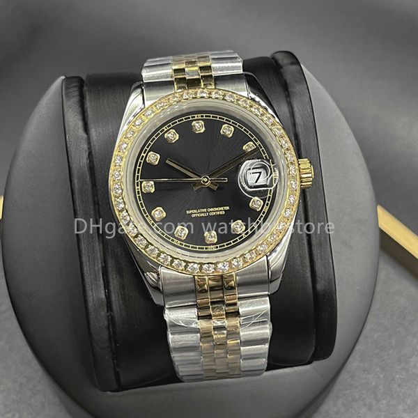 

watchbr-41mm 36mm automatic mechanical 31mm 28mm quartz customizable watches bezel stainless steel women diamond classic design watch, Slivery;golden