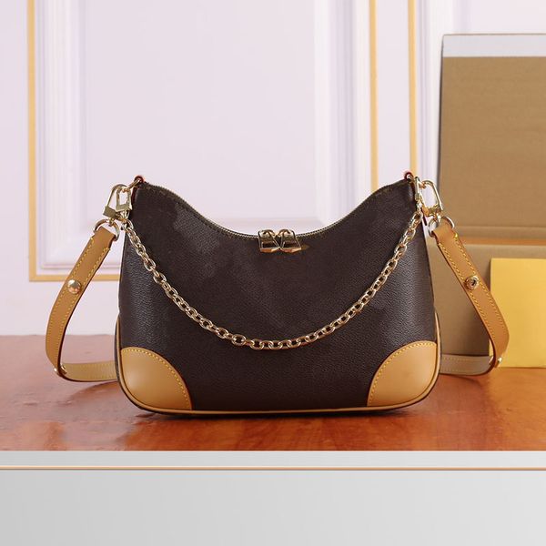 

2022luxurys bags boulogne croissants handbags women messenger handbag small monograms chain shoulder crossbody bag, Red;black