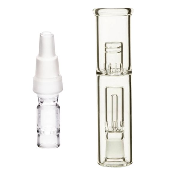 Osgree Raucherzubehör 10 mm/14 mm/18 mm 3-in-1-Wasserpfeifen-Bong-Adapter mit 14 mm weiblichem Hydratube-Bubbler-Glas für Arizer Air 2 Max Solo 2