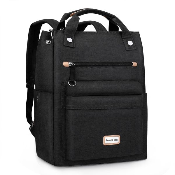 

versatile diaper bag backpack with hidden shoulder straps and tons of pockets