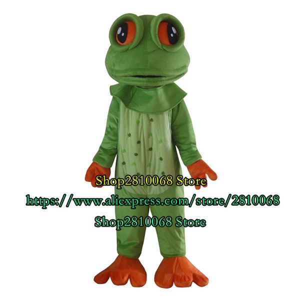 

mascot doll costume new big eyes frog mascot costume fancy dress party cartoon anime birthday party size halloween show 1234, Red;yellow
