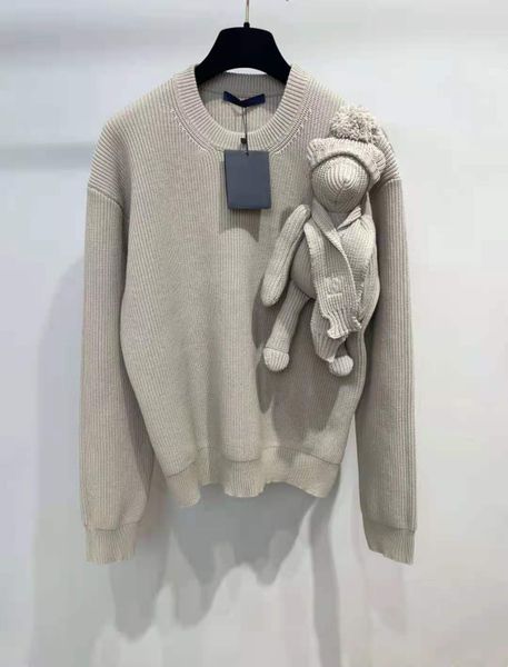 

22fw spring and autumn italy paris usa sweater letter sweatshirt crewneck pullover high street men women fashion hoodie, White;black