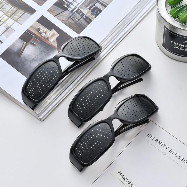 Sonnenbrille Vision Care Pin Hole Männer Frauen Anti-Myopie Pinhole Brille Augenübung Verbessern Sie das Sehvermögen Natürliche HeilungsbrilleSunglasses