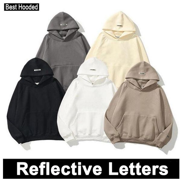 

ess warm men hooded hoodies women fashion streetwear pullover sweatshirts loose hoodies lovers clothing, Black