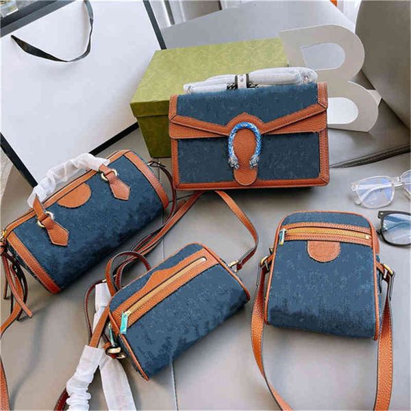 

2021 mini fashion genuine leather women shoulder bag letter handbags change wallets classic womens crossbody evening bags with box