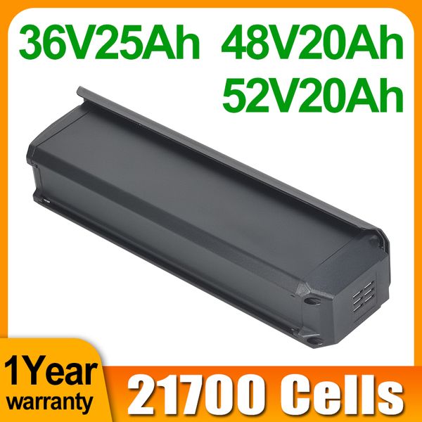

electric vehicle lithium battery 36v 25ah 48v 20ah 52v 20ah 21700 cells 350w- 750w suitable for bafang m200/400/420/500/600 central motor