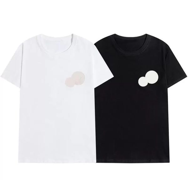 

2022 designers t shirt for men women shirts mens t-shirt fashions 100% cotton casual letters printing mens t-shirts color sleeves tees vacat, White;black