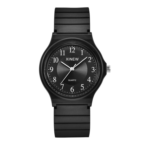 

student watches ultra-thin kids silicone watch sports analog wristwatch quartz wristwatches kids gift, Slivery;brown