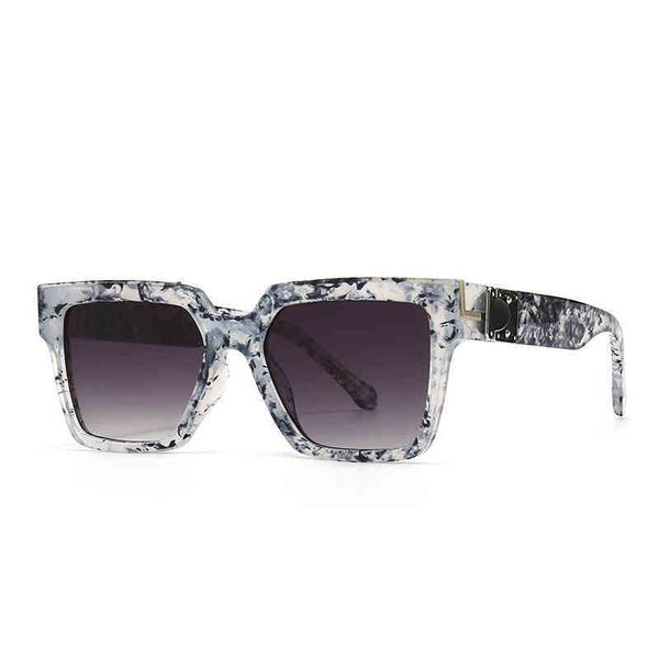 

3262 sunglass men's street ps ins net red square sunglass women, White;black