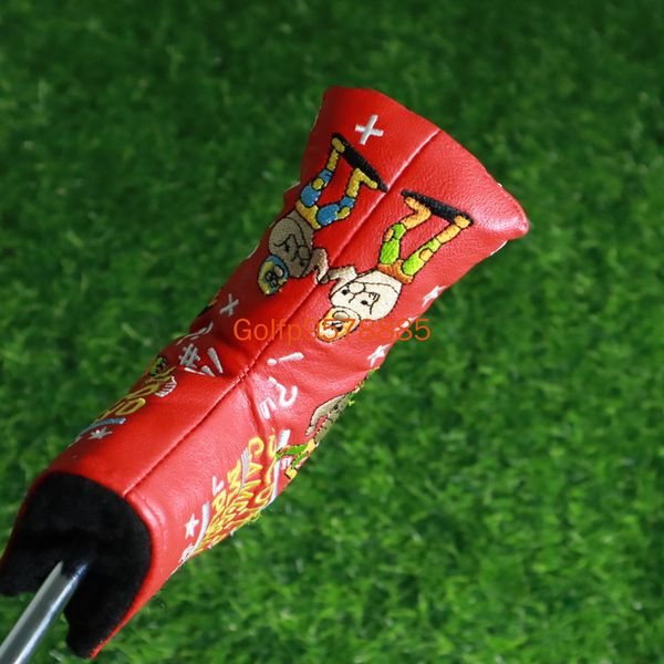 Golfschläger-Blade-Putter- und Mallet-Schlägerkopfabdeckung, niedliches Maus-Lots-Design für Blade-Putter-Kopfabdeckung 0704