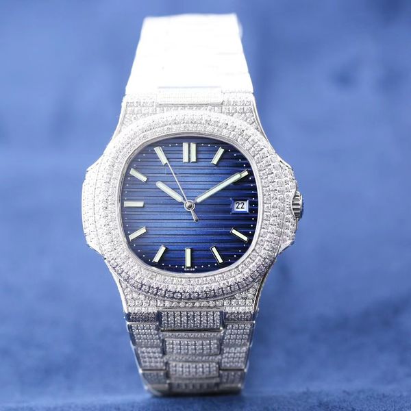 venda limitada de relógio de diamante gypsophila 324 movimento superfície de safira superior e inferior casual elegante série clássica