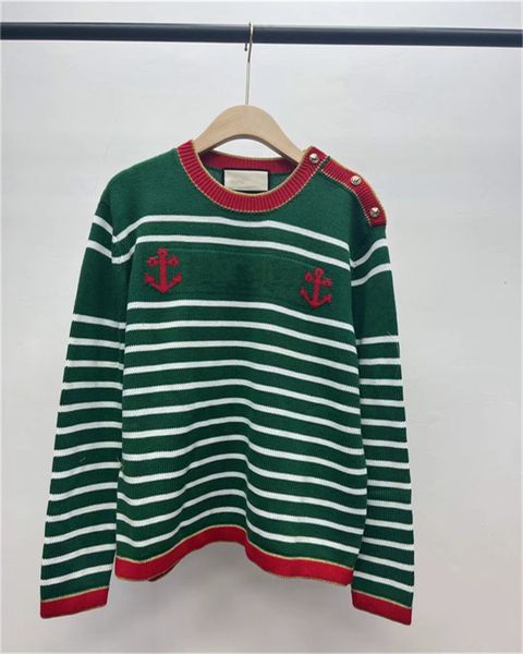 

women knitted sweater woollen fall girls wool stripe jumper shirt super elastic fashion clothes with round neck green short pullover, White;black