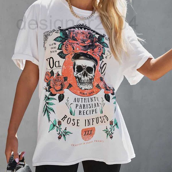 

women's hoodies & sweatshirts designer 2022 summer new print round neck short sl, Black
