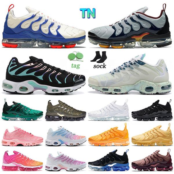 

tn plus womens running shoes vapourmax tns game royal bue triple white black wolf grey pink fade prim atlanta grape hyper violet sneakers de