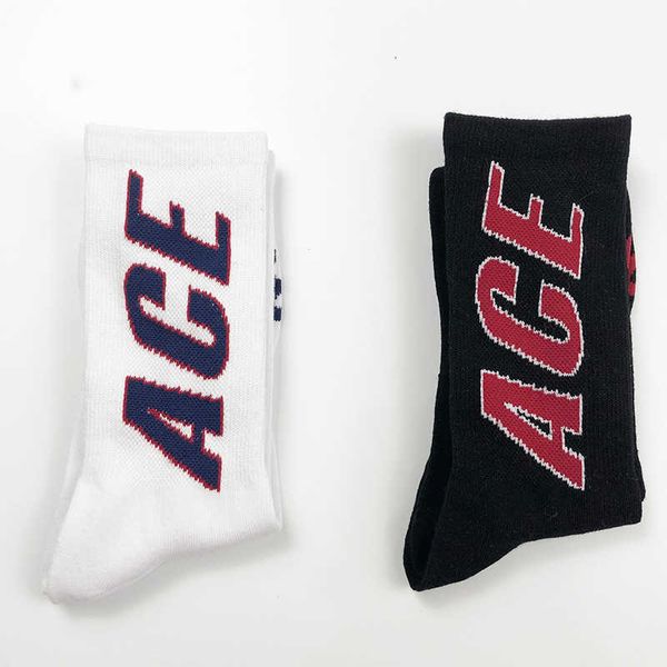

10 pairs of pal flame ace cotton sports socks for men and women, Black