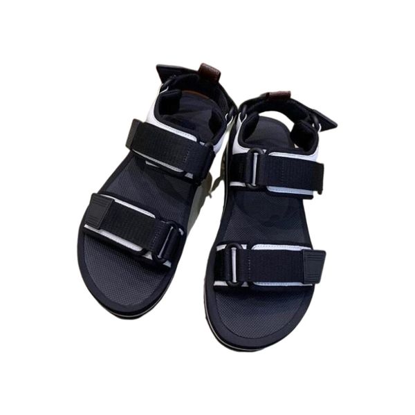 

2022 designer women sandals bom ob01 dia flat mule slipper patent canvas men beach slides rubber soles summer flip flops with box, Black