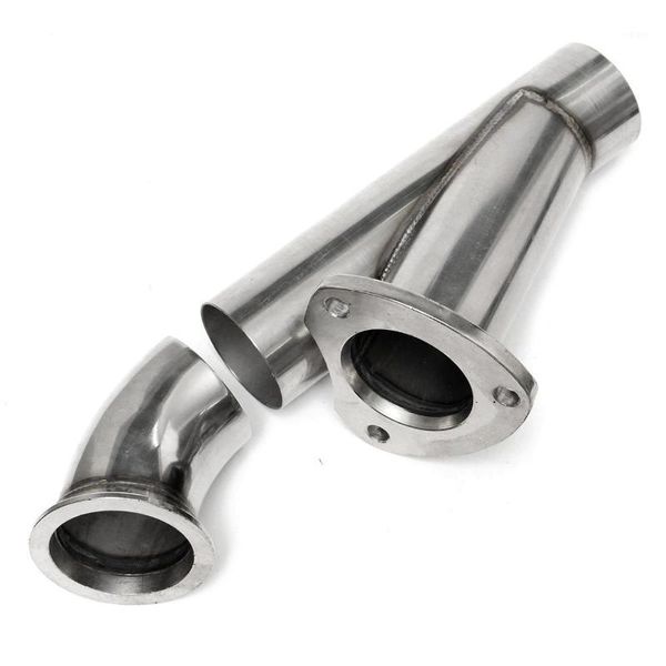 Manifold Parçaları 1 Set 2.5 '' Evrensel Catback Downpipe Uzaktan Sistem Otomatik Kesim E-Cut Valf Elektrikli Araba Kamyonu Çıkışı Artırdı