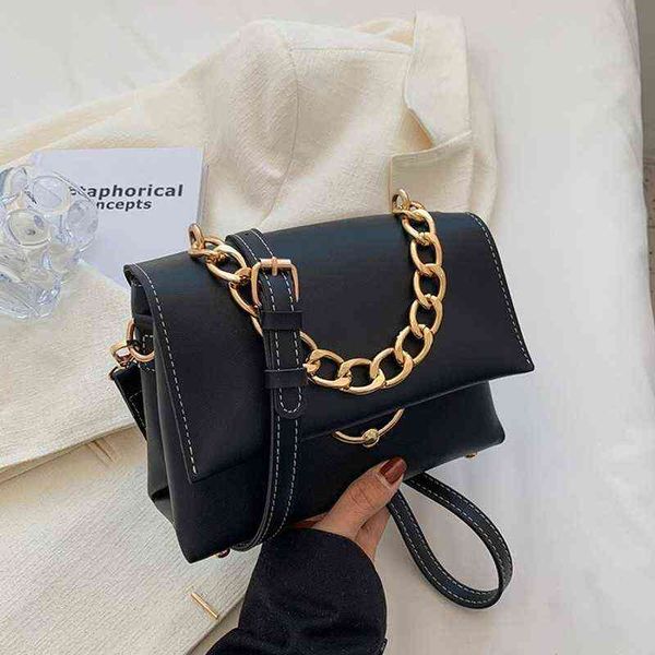 

evening bags elegant solid colur pu leather crossbody for women luxury chain shoulder bag stylish metal hasp ladies purses and handbags 2207