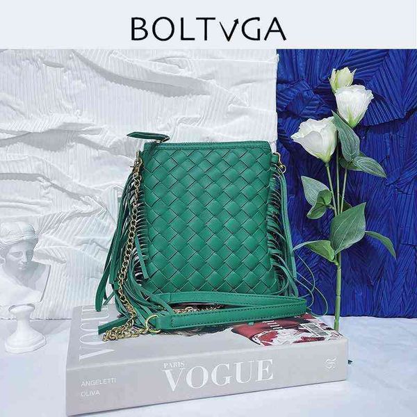 

designer lady summer newly woven tassel minority design retro small square fashion single shoulder versatile messenger bags