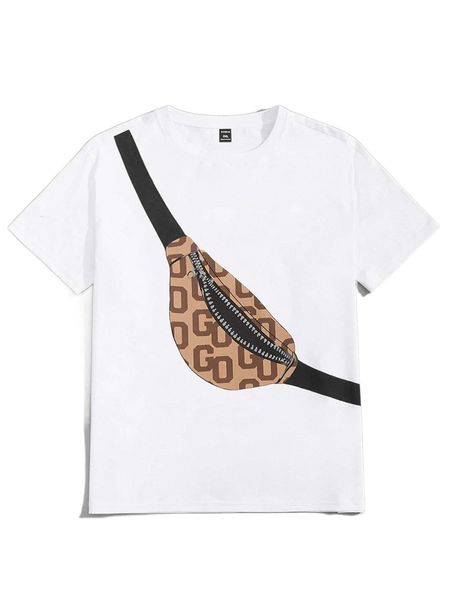 

extended sizes men letter graphic tee v3wk#, White;black