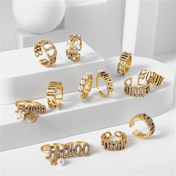 

22% off 2022 new fashion designer jewelry pearl female minority high simple open ring net red jewelry, Silver