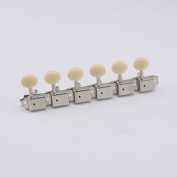 

1 set vintage guitar machine heads tuners ( nickel )