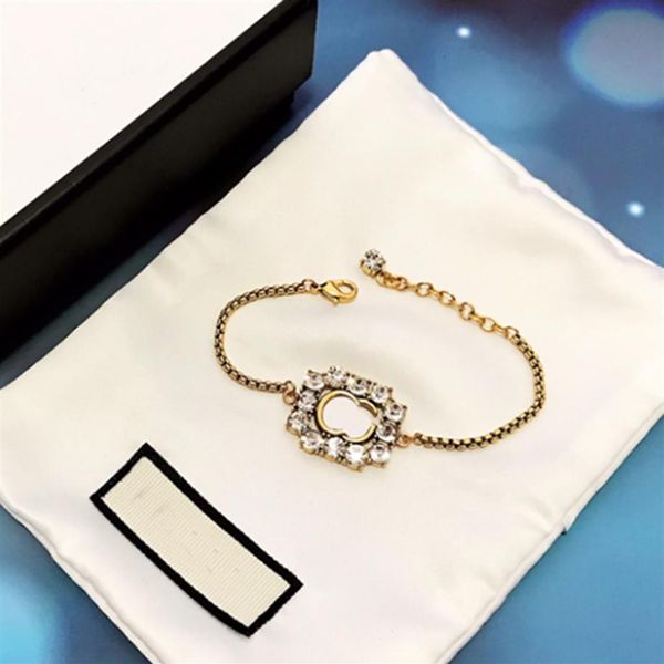

letter diamond bracelet designer fashion jewelry luxury g classic mens chain men designers bracelets fashion wome bracelets d21101243z, Black