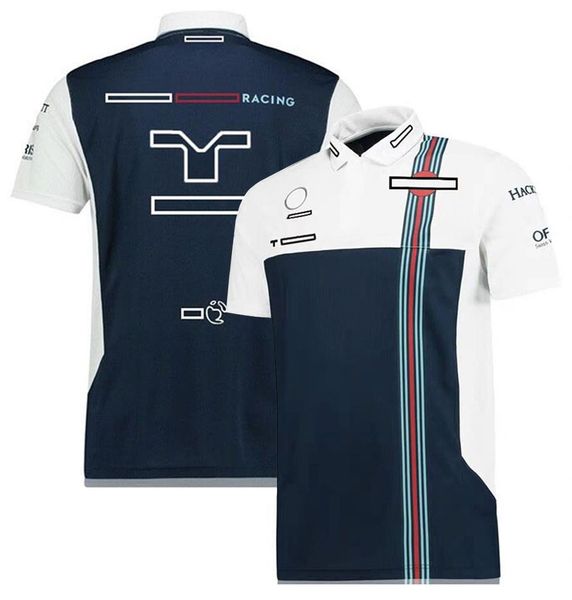 Tuta da corsa F1 2023 nuova T-shirt a maniche corte casual traspirante allentata sportiva risvolto tuta da corsa polo personalizzata