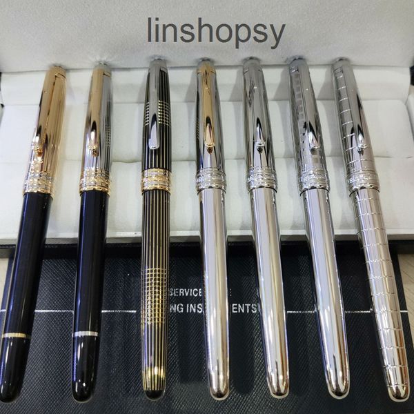 

luxury msk-163 classic super quality metal rollerball/ballpoint pen stationery school office supply with serial number+gift refills & plush