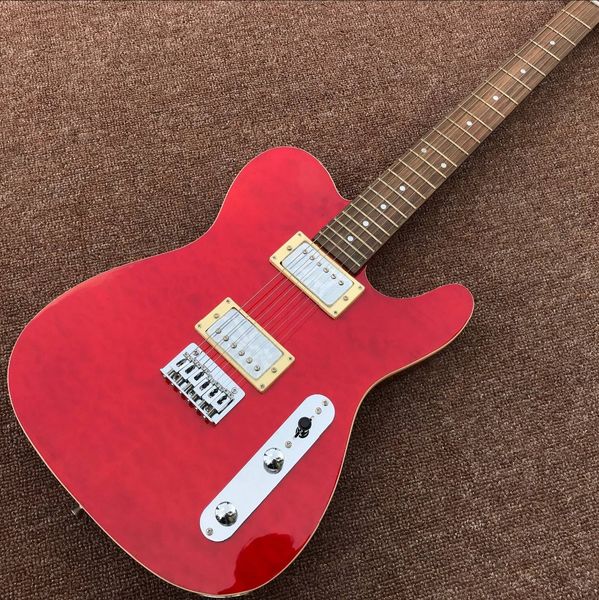 

custom shop electric guitar 6 strings rosewood fingerboard handwork gitaar red color guitarra