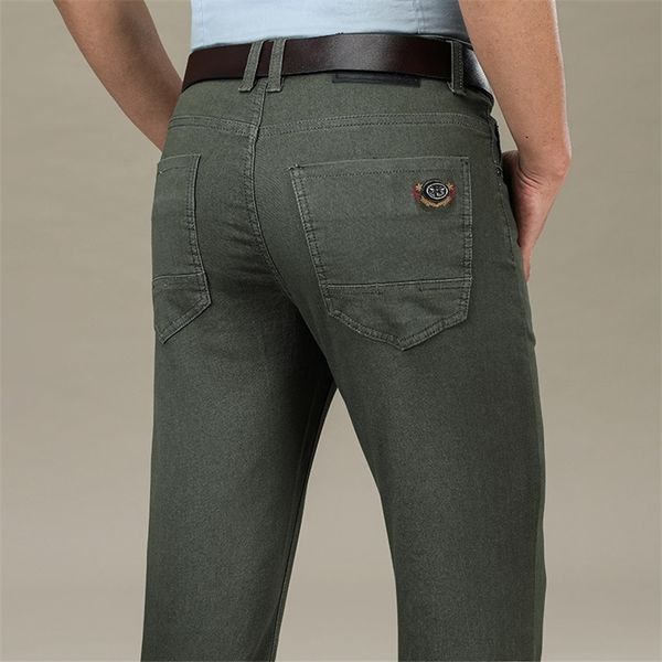 

men straight colorful mens jeans jeans cotton plus size 2840 men long pants trousers male 201123, Blue