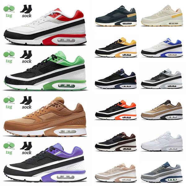 

with box designer wholesale 2023 arrival bw running shoes sport red flax rotterdam persian violet flax los angeles pure platinum vachetta ta, Black