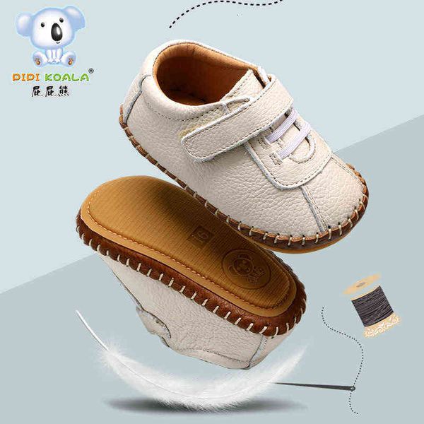 Orso stronzo che cammina 0-1-2 anni suola morbida in pelle primavera e autunno scarpe da bambino in pelle per bambini singoli scarpe da bambino per bambini