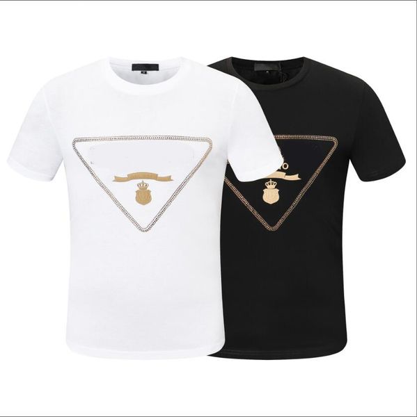 

mens t shirts summer men t-shirts short sleeve r tees badge shirt man tshirts clothes size m-3xl high quanlity#385, White;black