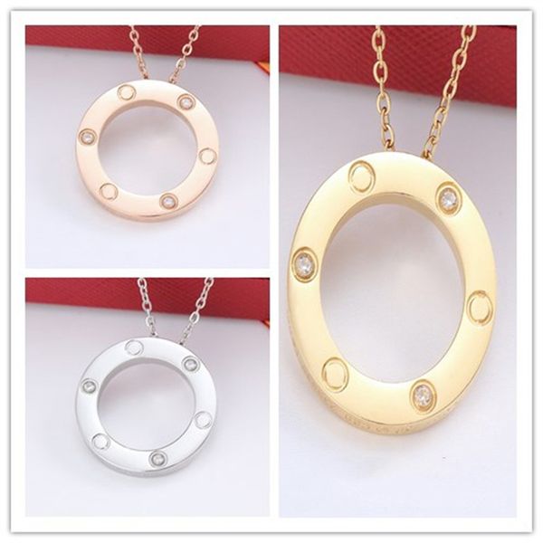 

gold chains designer necklace love luxury necklaces designers for women non allergic stainless steel jewelry charm womens valentines day pen, Silver