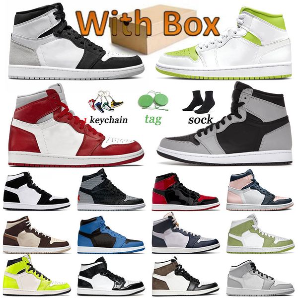 

1 1s basketball shoes patent bred text trainers white lime jumpman sneakers stage haze women men rebellionaire cream dark chocolate visionai